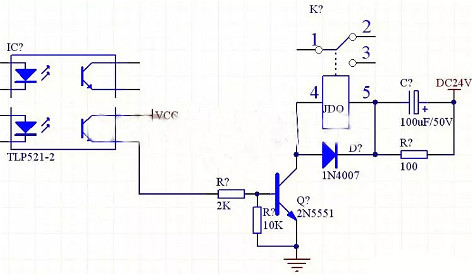 繼電器,晶體管,驅(qū)動電路