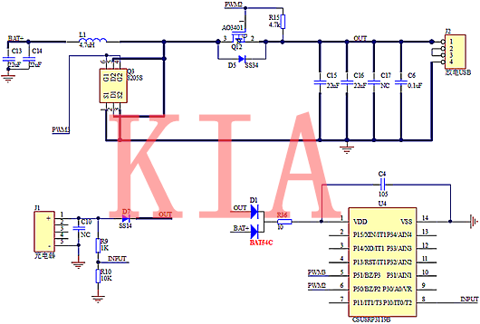 移動電源系統(tǒng)中MOS管和肖特基二極管怎么選？-KIA MOS管