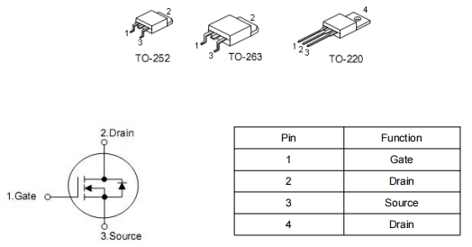 電源mos840參數(shù),500v8a場(chǎng)效應(yīng)管,KIA840SD資料規(guī)格書-KIA MOS管