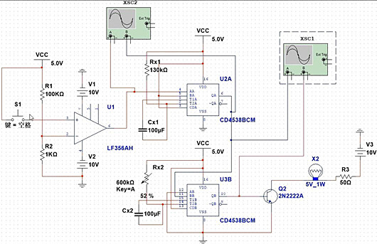 觸摸延時開關電路圖,工作原理圖分析-KIA MOS管